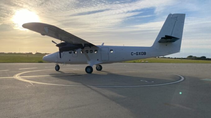 Skybus new aircraft at Land's End