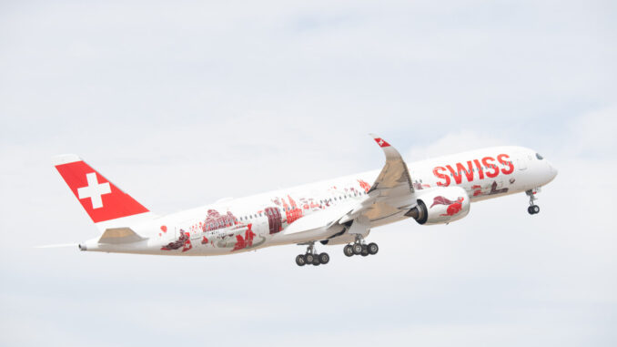 Swiss International Airlines first A350-900