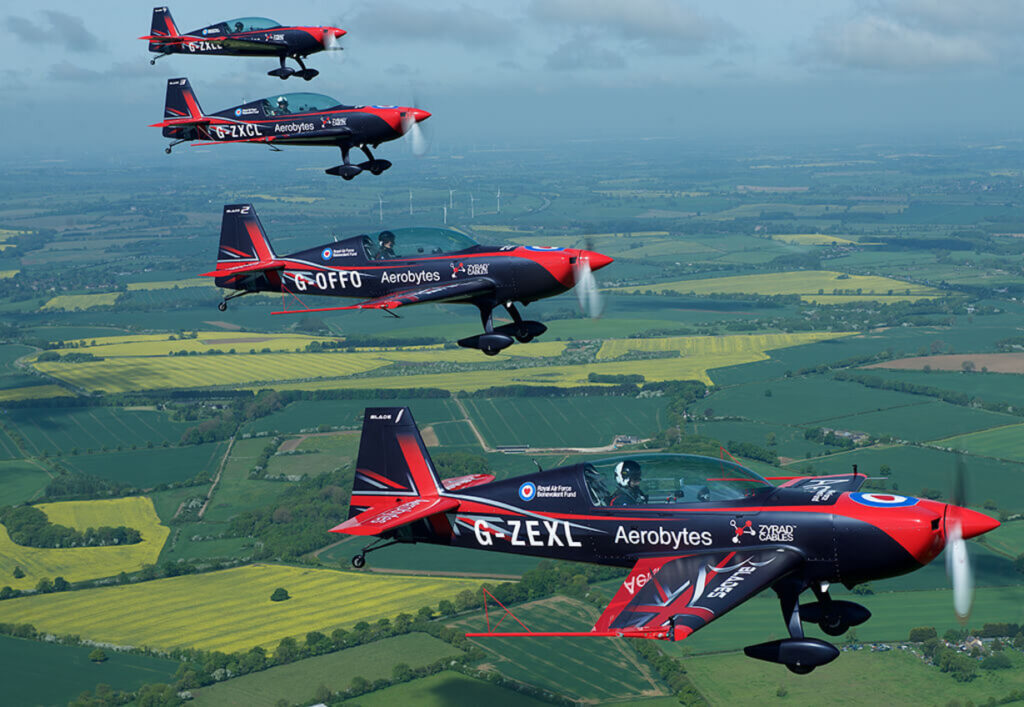 The Blades Aerobatic Team (Image: 2Excel/The Blades)