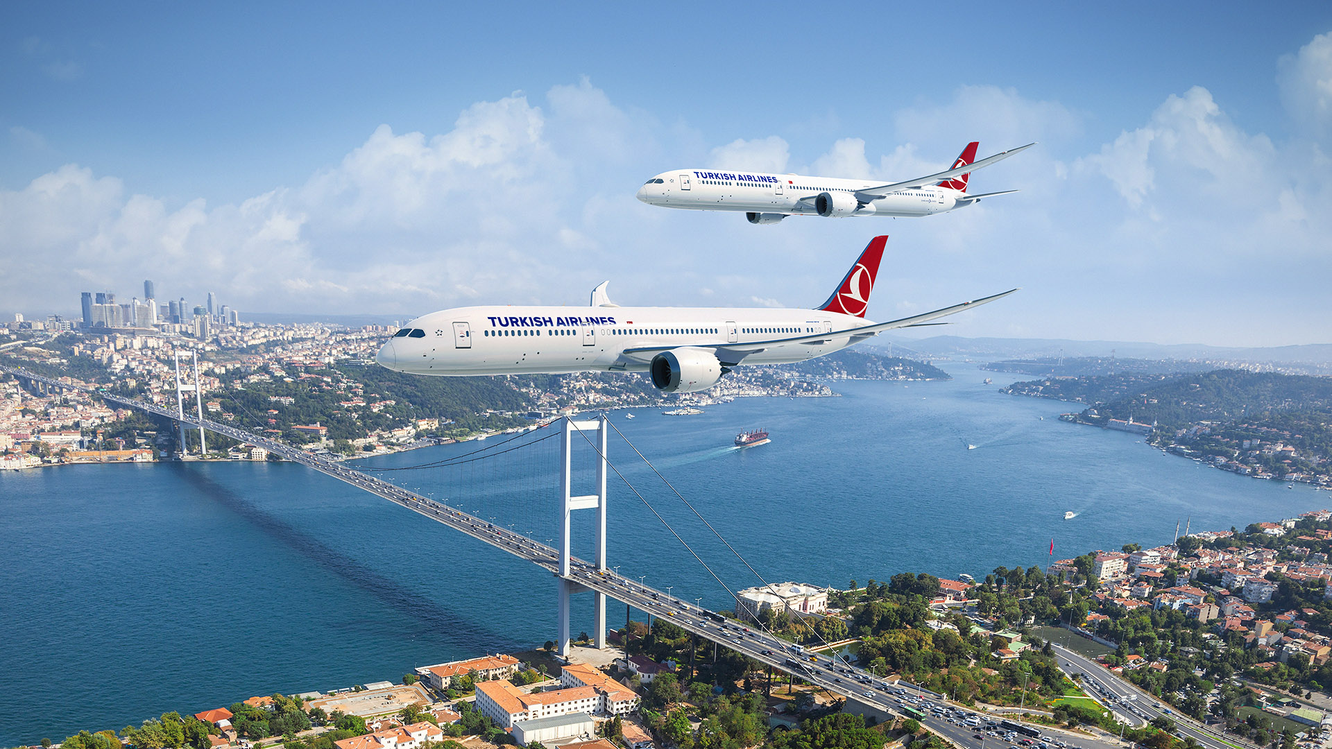 Turkish Airlines Boeing 787 Dreamliner and 737 Max