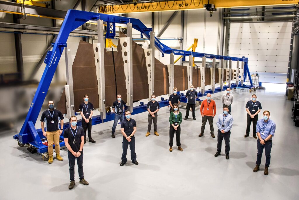 The First Airbus Wing Of Tomorrow prototype