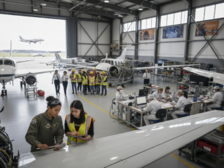 Women and Girls training in Aviation Engineering STEM programmes (AI Image)