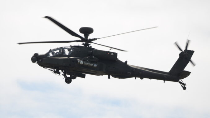Apache AH Mk1 of the Army Air Corp