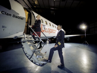 Captain Lionel McClean and wife Linda