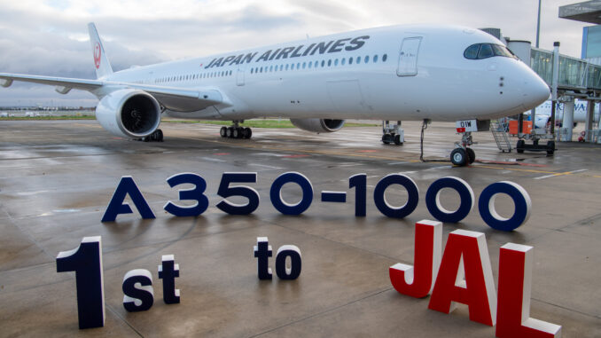 First A350-1000 for Japan Airlines