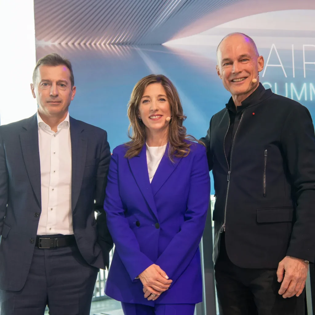 Guillaume Faury, Julie Kitcher and Bertrand Piccard - © Airbus SAS 2025